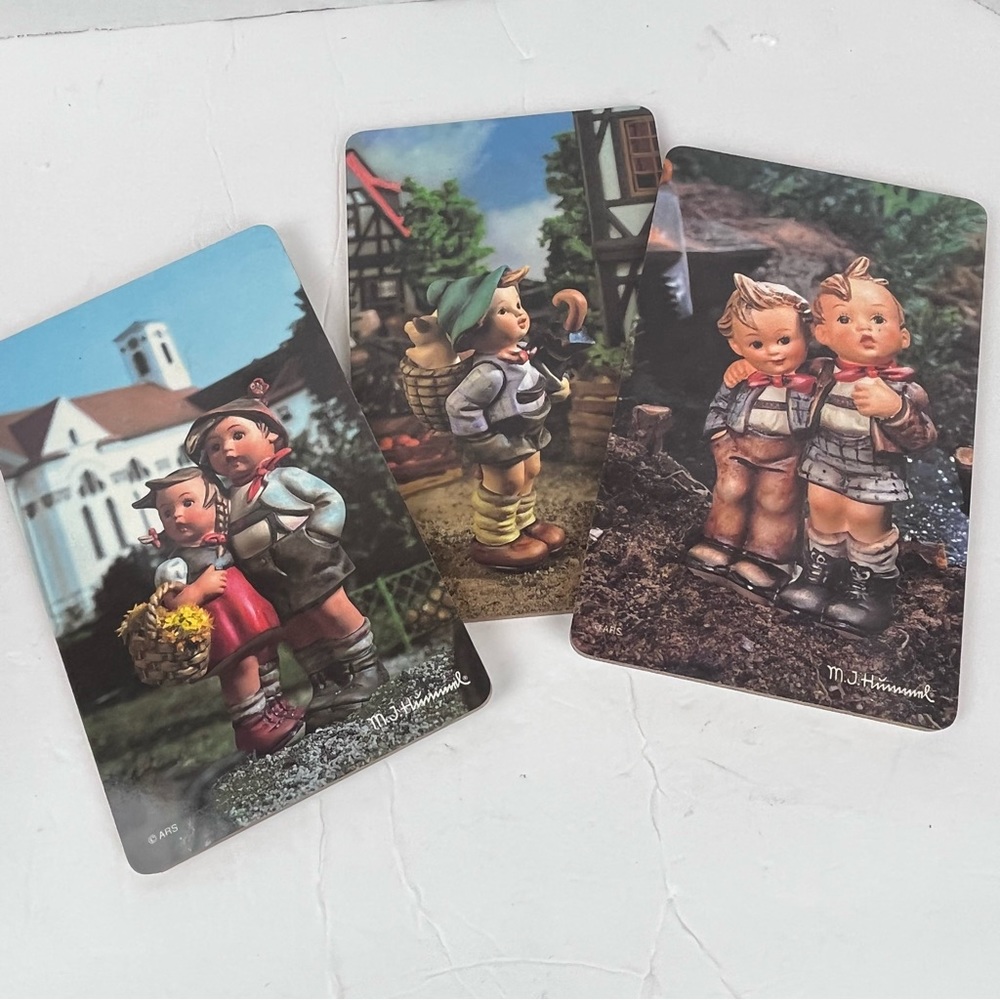 Hummel/W Germany-Vintage Trio of plaques